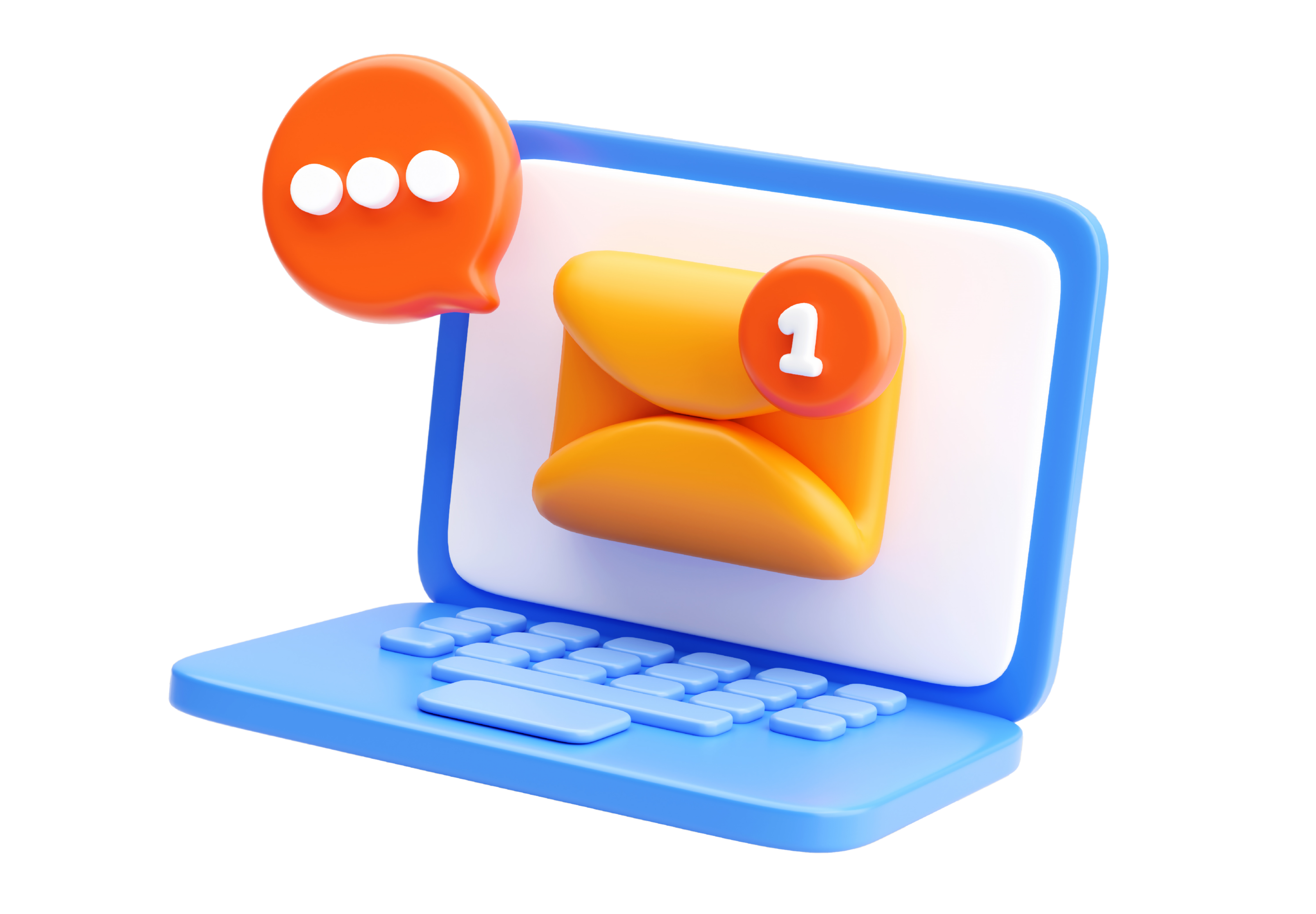 3d-email-notification-icon-laptop-with-chat-bubble